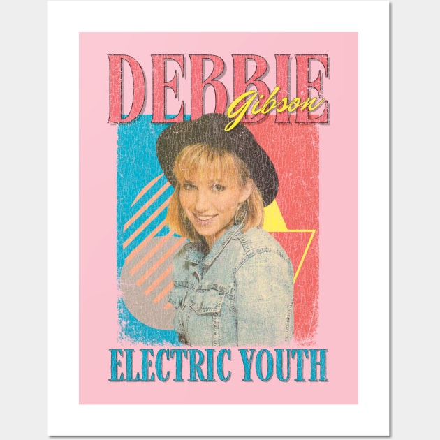 Debbie Gibson Vintage 1987 // Electric Youth Original Fan Design Artwork Wall Art by A Design for Life